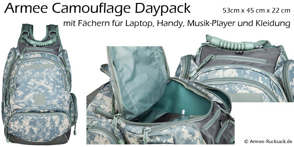 Armee Camouflage Daypack