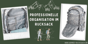 Professionelle Organisation im Rucksack