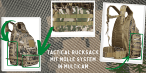 TACTICAL RUCKSACK MIT MOLLE SYSTEM